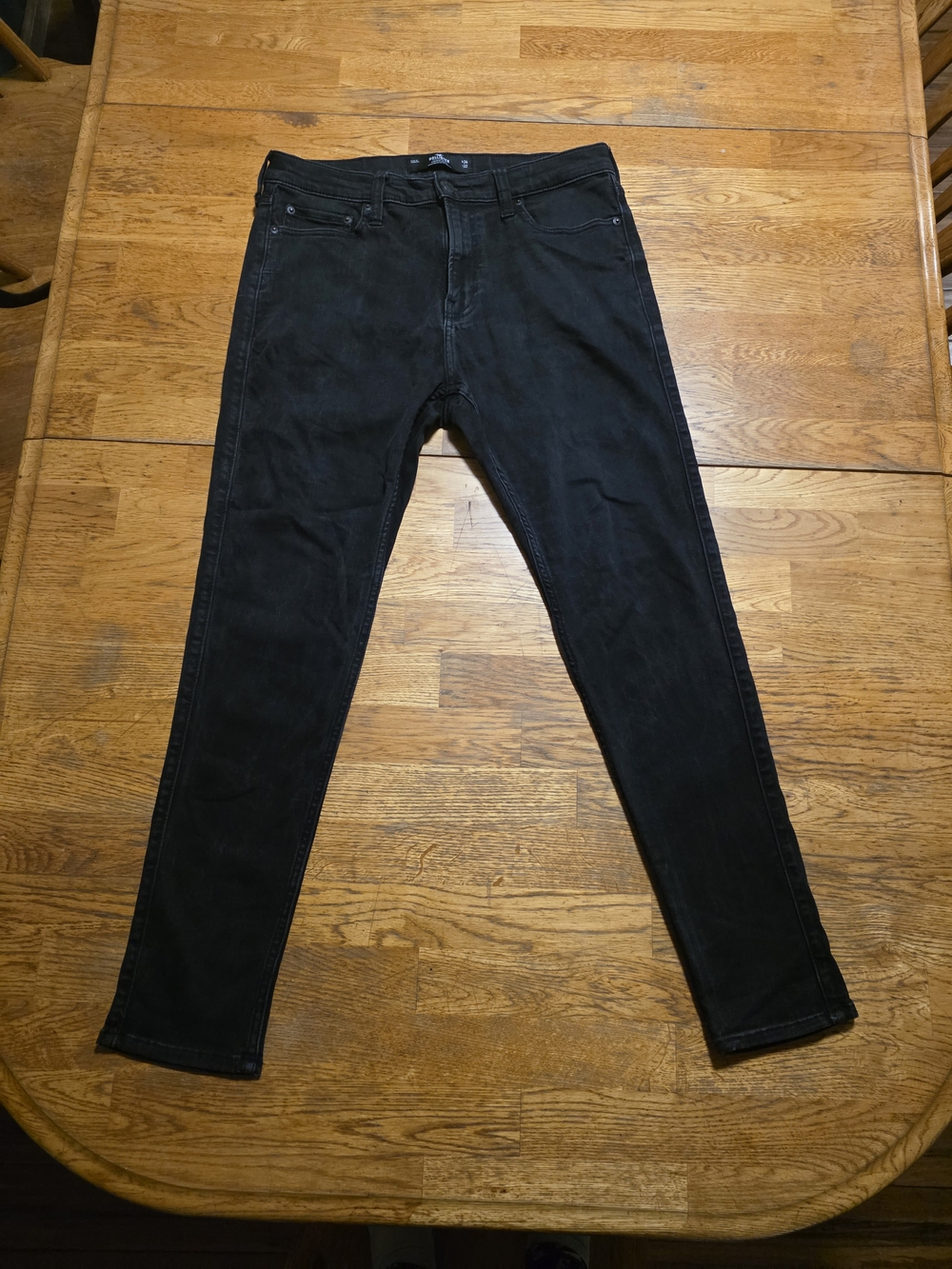 Hollister Athletic Stretch Skinny Black Jeans